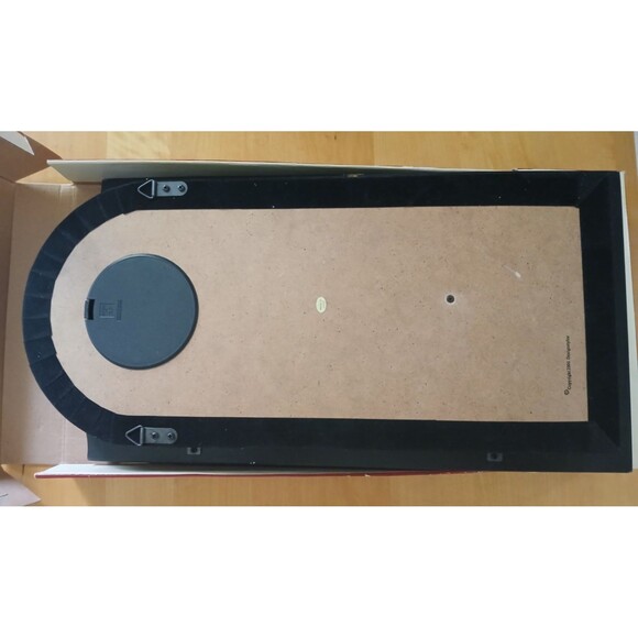 DesignStyles Casino Wall Clock 19x9.5 Hanging Roulette Table Shadow Box - Picture 13 of 14